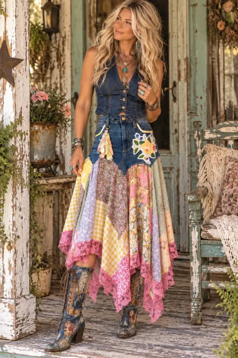 Pastel patchwork — Dirt Poor Couture