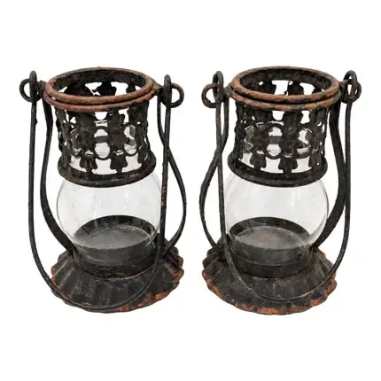 Antique hanging lanterns